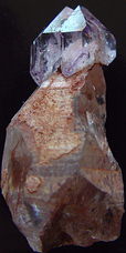 Double scepter amethyst crystal, violet Madagascar quartz, exclusive amethysts minerals, amethyste information data