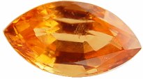 1.88 carats navette spessartite garnet gemstone, orange garnet, exclusive loose faceted spessartine garnets, gemstones shopping
