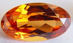 2.86 carats oval spessartite garnet gemstone, orange garnet, exclusive loose faceted spessartine garnets, gemstones shopping