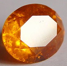 2.44 carats oval mandarin garnet gemstone, orange garnet, exclusive loose faceted mandarine garnets, gemstones shopping
