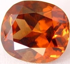 6.32 carats cushion Malaya garnet gemstone, orange garnets, exclusive loose faceted malaya garnets, pyrope spessartite shopping