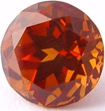 5.95 carats round Malaya garnet gemstone, orange garnet, exclusive loose faceted malaya garnets, pyrope spessartite shopping