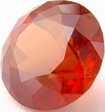 16.41 carats round Malaya garnet gemstone, orange garnet, exclusive loose faceted malaya garnets, pyrope spessartite shopping