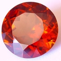 23.52 carats round Malaya garnet gemstone, orange garnet, exclusive loose faceted malaya garnets, pyrope spessartite shopping