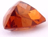 6.23 carats trillion Malaya garnet gemstone, orange garnet, exclusive loose faceted malaya garnets, pyrope spessartite shopping