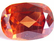 4.80 carats cushion Malaya garnet gemstone, orange garnets, exclusive loose faceted malaya garnets, pyrope spessartite shopping