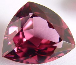 2.61 carats trillion Malaya garnet gemstone, pink garnet, exclusive loose faceted malaya garnets shopping