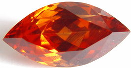 11.61 carats navette Malaya garnet gemstone, orange garnet, exclusive loose faceted malaya garnets, pyrope spessartite shopping