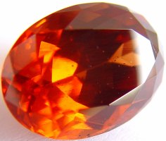 16.38 carats Oval Malaya garnet gemstone, orange garnets, exclusive loose faceted malaya garnets, pyrope spessartite shopping