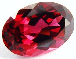 7.56 carats oval Rhodolite garnet gemstone, red purple garnet, exclusive loose faceted rhodolite garnets, gemstones shopping