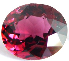 5.26 carats oval Rhodolite garnet gemstone, red purple garnet, exclusive loose faceted rhodolite garnets, gemstones shopping