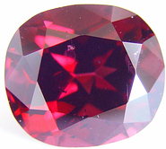8.05 carats cushion Rhodolite garnet gemstone, red purple garnet, exclusive loose faceted rhodolite garnets, gemstones shopping