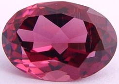 5.87 carats oval Rhodolite garnet gemstone, red purple garnet, exclusive loose faceted rhodolite garnets, gemstones shopping