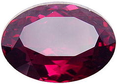 18.37 carats oval Rhodolite garnet gemstone, red purple garnet, exclusive loose faceted rhodolite garnets, gemstones shopping
