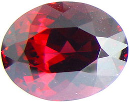 21.89 carats oval Rhodolite garnet gemstone, red purple garnet, exclusive loose faceted rhodolite garnets, gemstones shopping