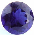 5.81 carats round iolite gemstone, blue gems, exclusive loose faceted iolites, gemstones shopping