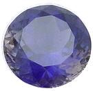 7.78 carats round iolite gemstone, blue gems, exclusive loose faceted iolites, gemstones shopping