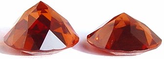 12.17 carats pair round Malaya garnet gemstone, orange garnet, exclusive loose faceted malaya garnets, pyrope spessartite shopping