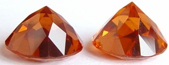 14.16 carats pair round Malaya garnet gemstone, orange garnet, exclusive loose faceted malaya garnets, pyrope spessartite shopping