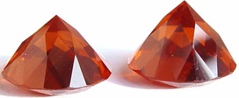 15.90 carats pair round Malaya garnet gemstone, orange garnet, exclusive loose faceted malaya garnets, pyrope spessartite shopping