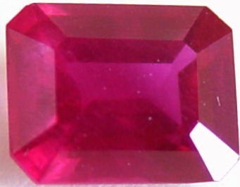 0.80 carats octagon ruby gemstone, transparent gems, exclusive loose faceted rubies, gemstones shopping