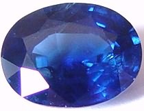 3.42 carat oval blue sapphire gemstone, transparent gems, exclusive loose faceted sapphires, gemstones shopping