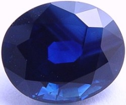 8.05 carats untreated blue sapphire gemstone, transparent gems, exclusive loose faceted sapphires, gemstones shopping