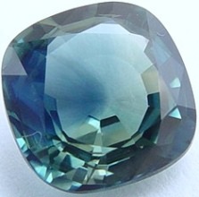 cushion blue green sapphire gemstone, transparent gems, exclusive loose faceted sapphires, untreated gemstones shopping