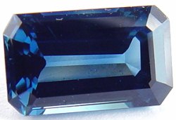 2.74 carats octagon blue sapphire gemstone, transparent gems, exclusive loose faceted sapphires, gemstones shopping