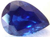 1.00 carat Pear sapphire, untreated blue sapphires, exclusive loose faceted sapphire, natural sapphire shopping