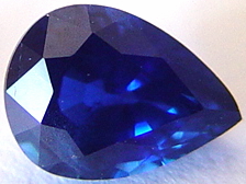 1.00 carat Pear sapphire, untreated blue sapphires, exclusive loose faceted sapphire, natural sapphire shopping