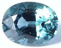 1.30 carat oval blue green sapphire gemstone, transparent gems, exclusive loose faceted sapphires, Madagascar gemstones shopping