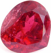 Pear rubellite tourmaline gemstone, exclusive loose faceted tourmalines, Madagascar gemstones shopping
