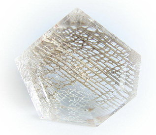 Quartz irony inclusions, Madagascar mineral, gemstone information data